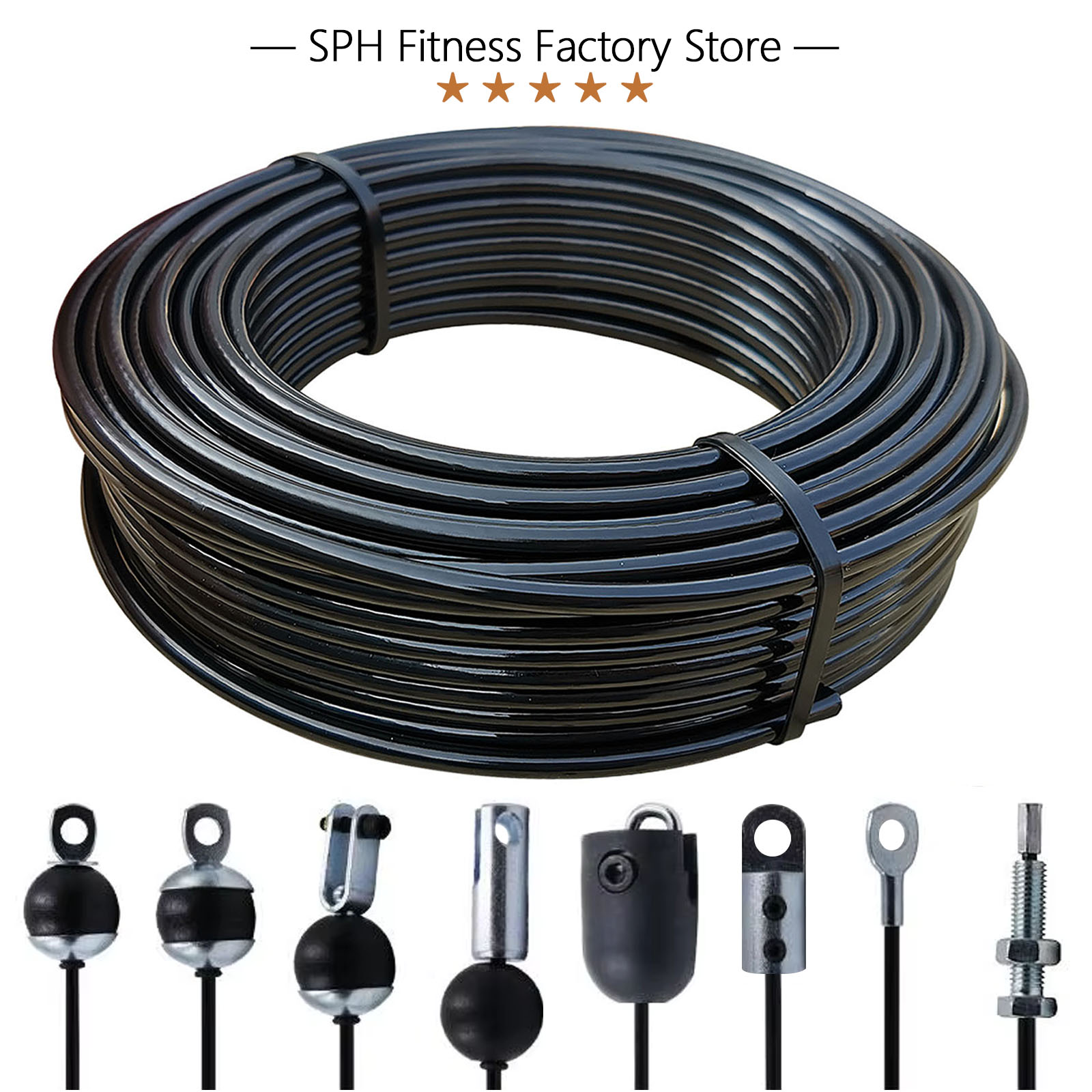 Home Gym Nala - Corda de fio de aço grossa