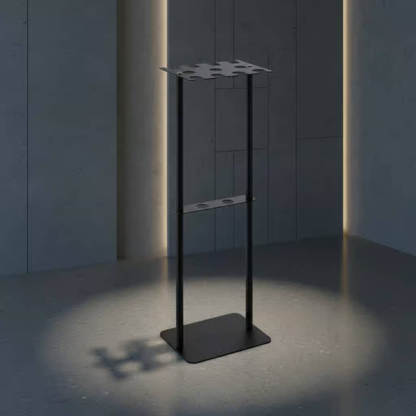 Home Gym Rack - Suporte de Chão Móvel para Exibição