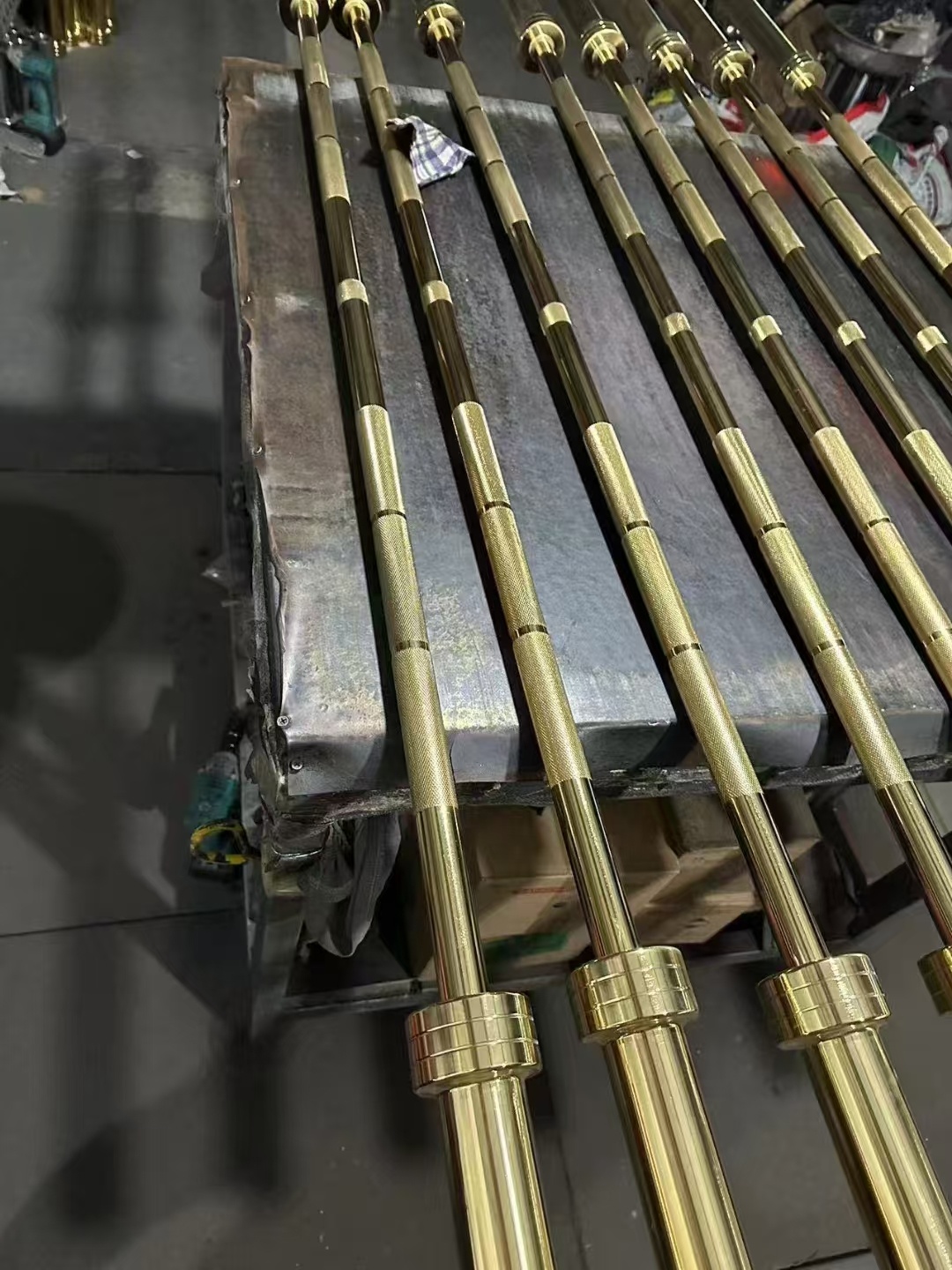 Barbell Curl Bar - Barra de barra de aço de