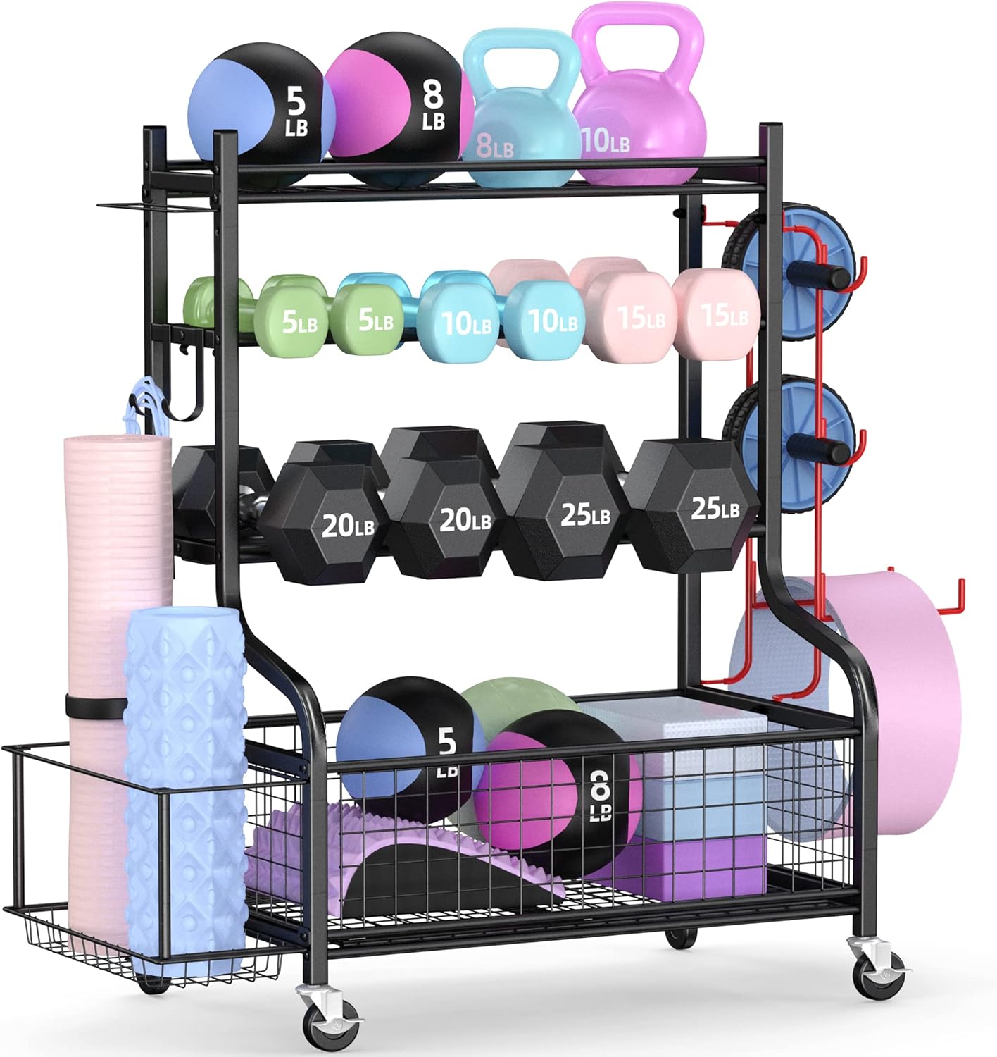 Home Gym Rack - Suporte para Halteres de Academia Doméstica