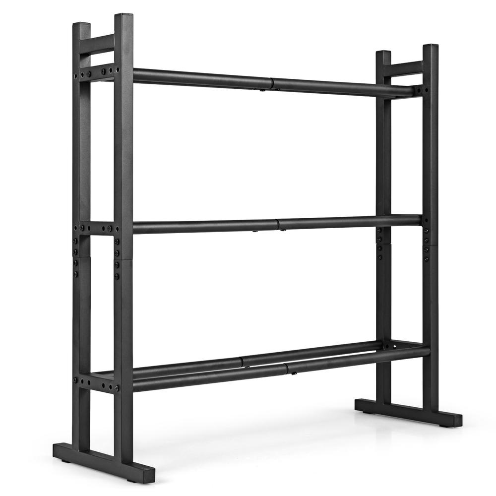 Home Gym Rack - Suporte para Halteres de 3 Níveis