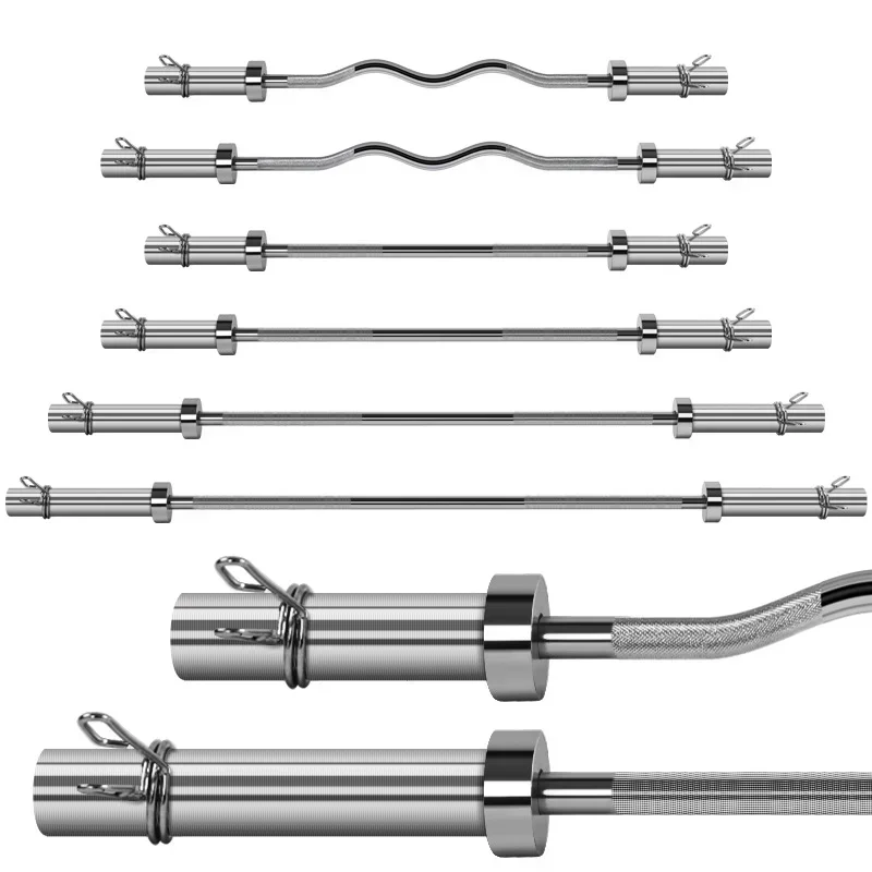 Barbell Curl Bar - Barra de Levantamento de Peso Profissional