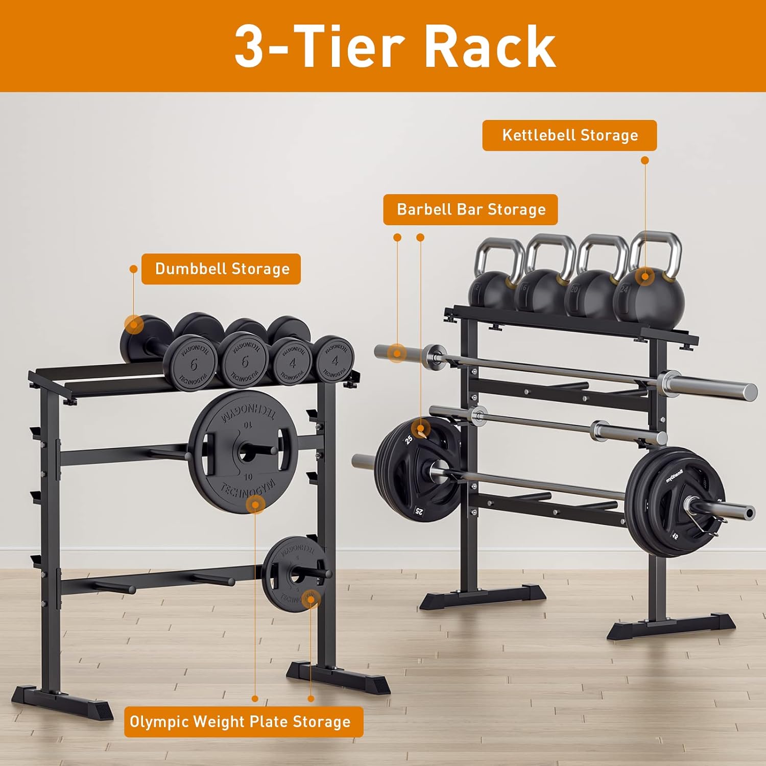 Suporte para Armazenamento de  - Home Gym Rack avaliação e preço