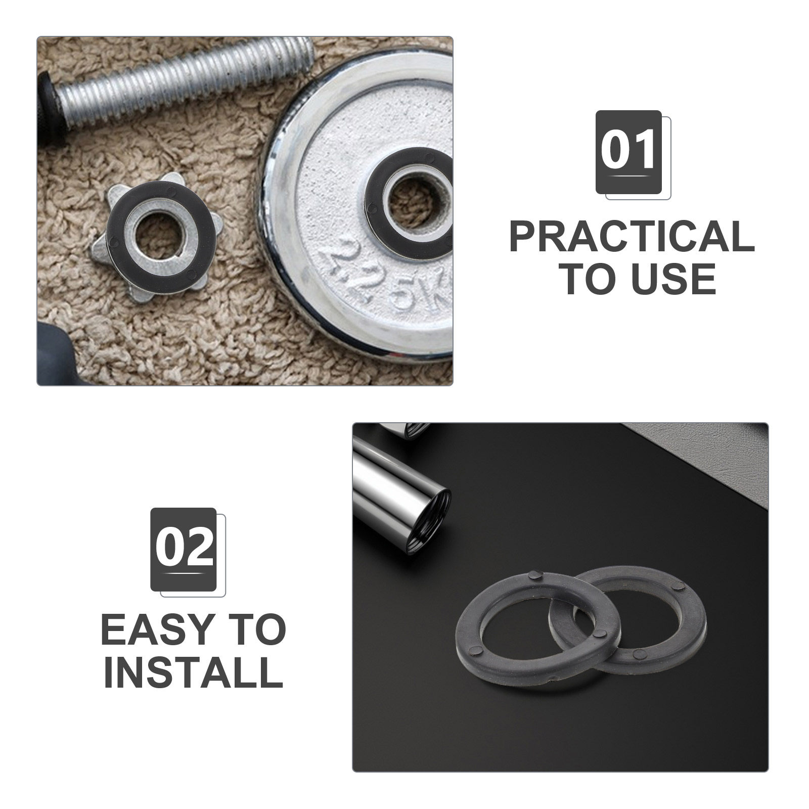15 Peças de Arruelas de Plásti - Home Gym Women avaliação e preço