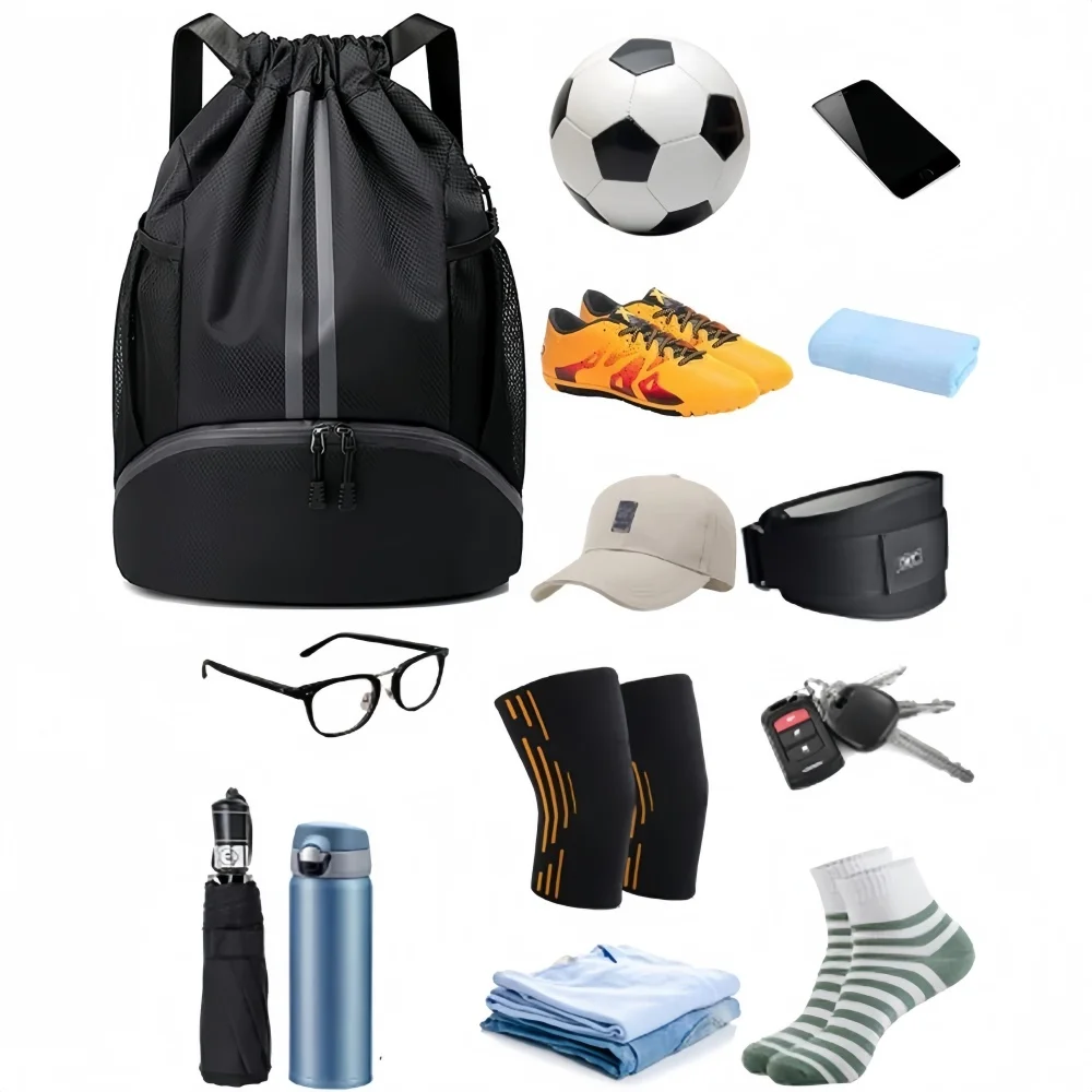 Mochila esportiva com cordão,  - Home Gym Rack avaliação e preço