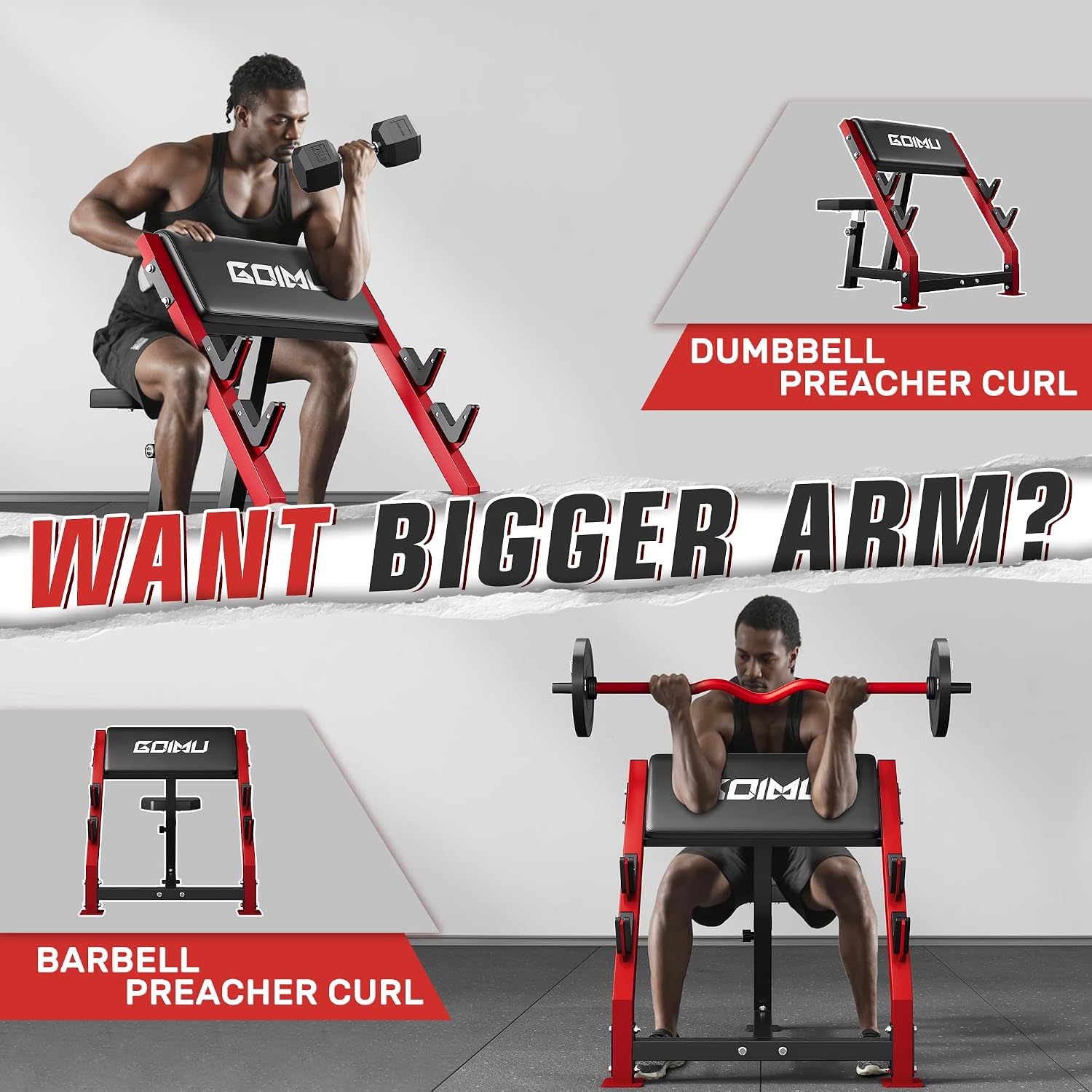 Banco Ajustável para Preacher  - Barbell Curl Bar avaliação e preço