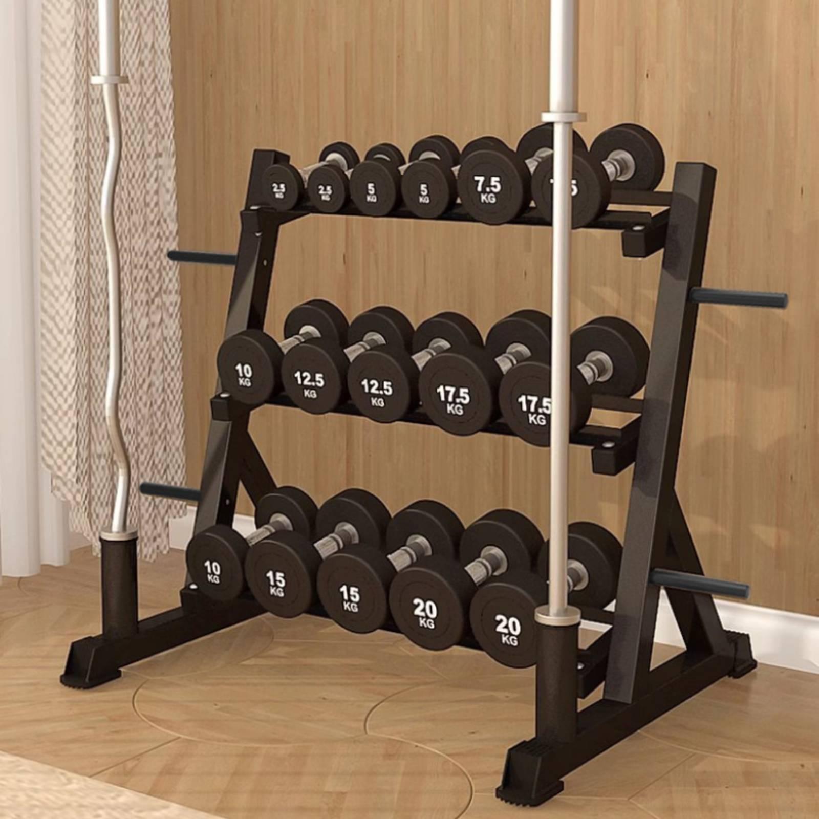 Suporte para Halteres de 3 Nív - Home Gym Rack avaliação e preço