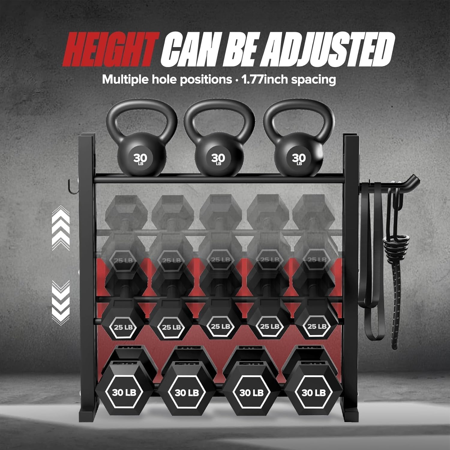 Suporte para Halteres de 3 Nív - Home Gym Rack avaliação e preço