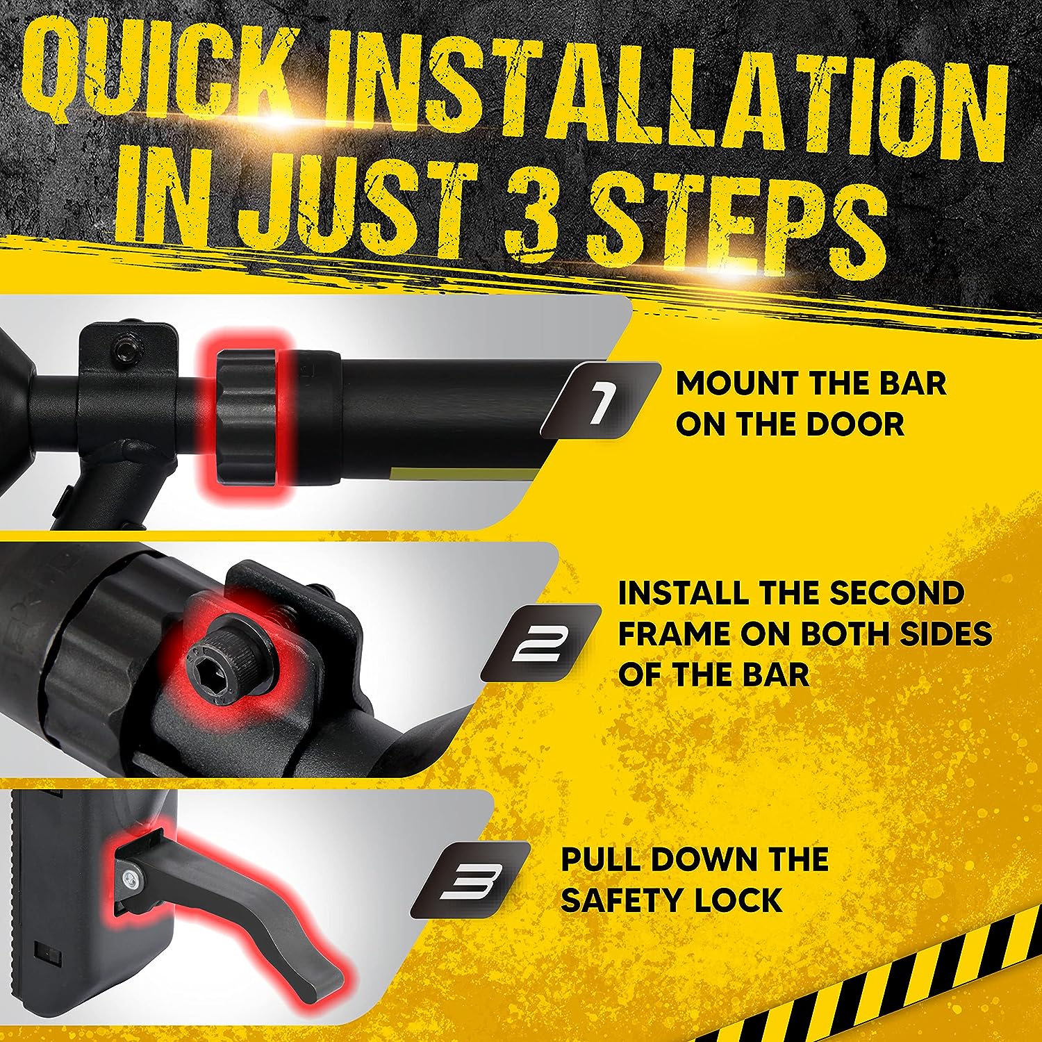 Barra de pull-up para porta de - Home Gym Installation avaliação e preço