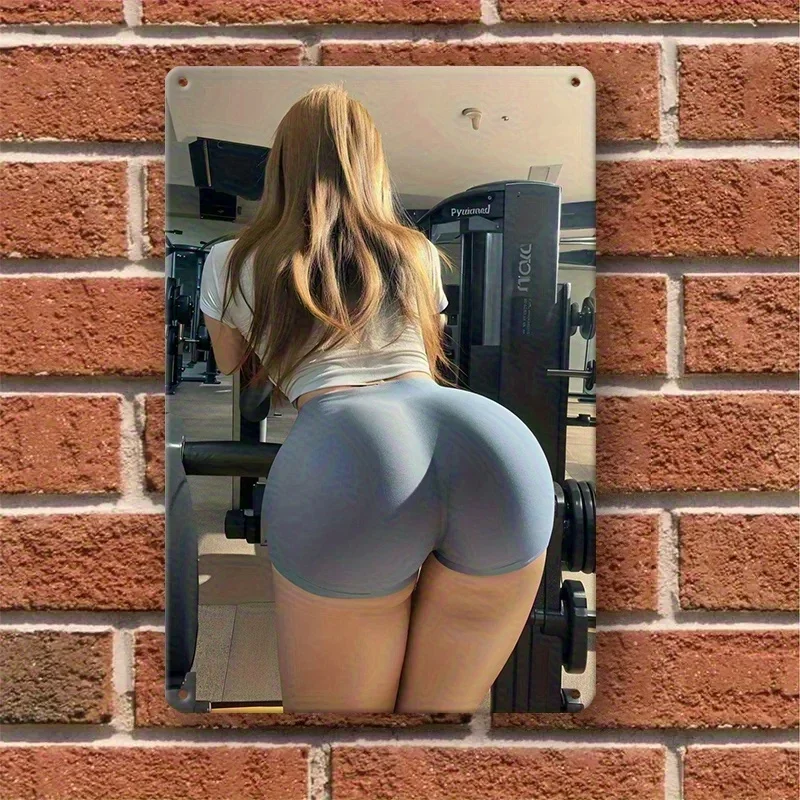 Arte de Parede Metálica Vintag - Home Gym Installation avaliação e preço