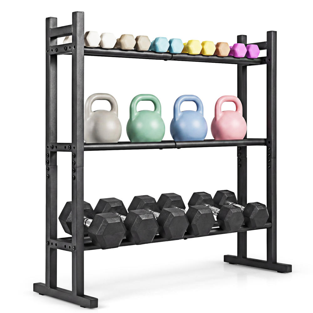 Suporte para Halteres de 3 Nív - Home Gym Rack avaliação e preço