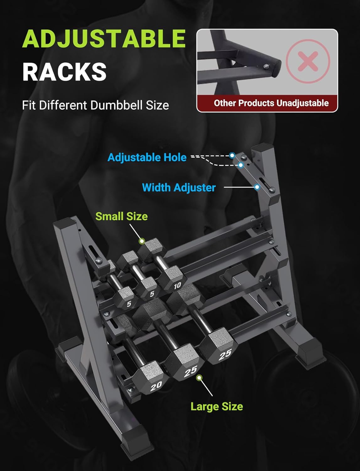 Suporte para Halteres de Acade - Home Gym Rack avaliação e preço
